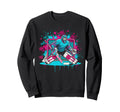 Ice Hockey Goalie Ice Cream Drip Sweatshirt - Minimalist Print Unisex - T-Shirt, Sweatshirt, Hoodie