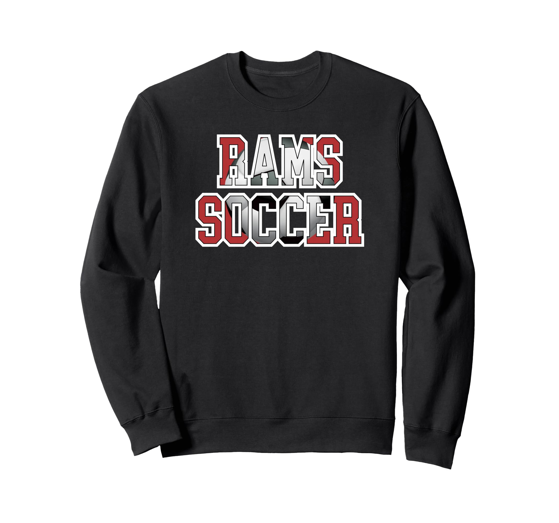 Rams Soccer Mom Game Day Mascot Sweatshirt - Streetwear Style for Adults - T-Shirt, Sweatshirt, Hoodie