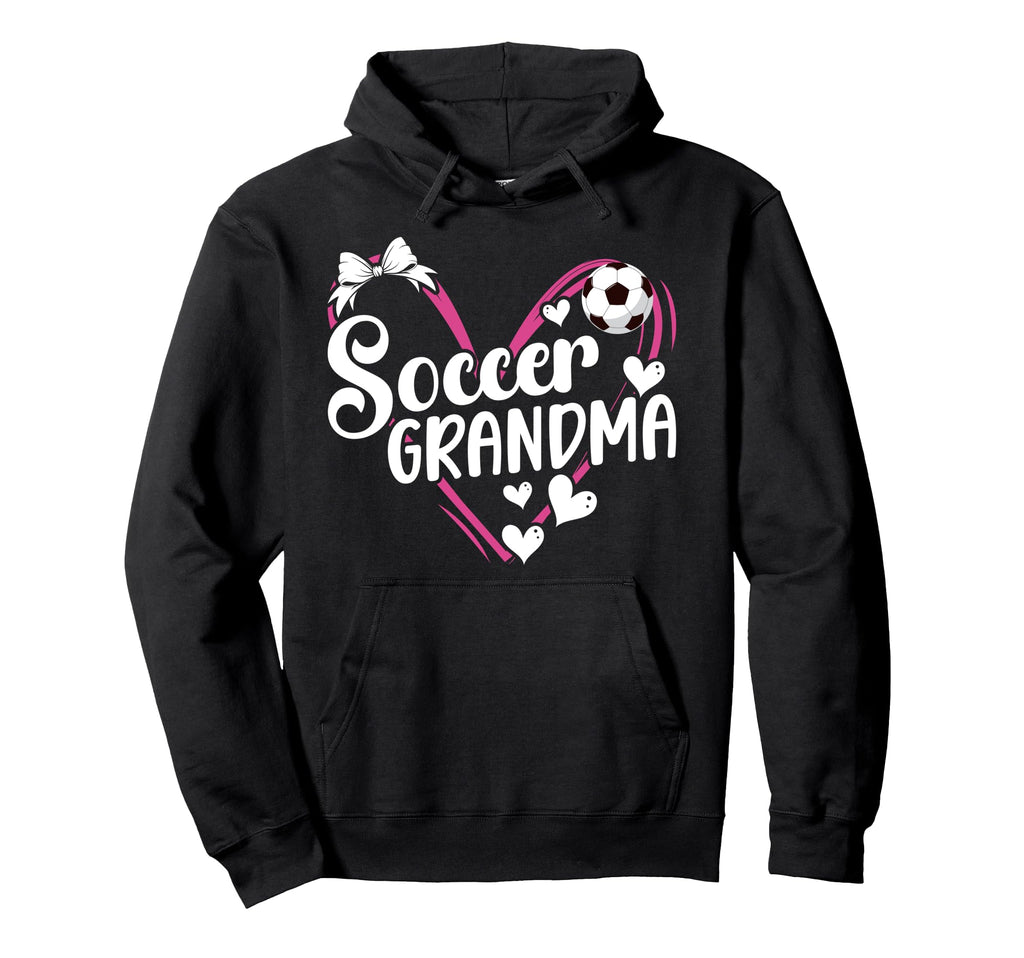 Soccer Grandma Heart Grandma Soccer Hoodie - Custom Art Print for Adults - T-Shirt, Sweatshirt, Hoodie