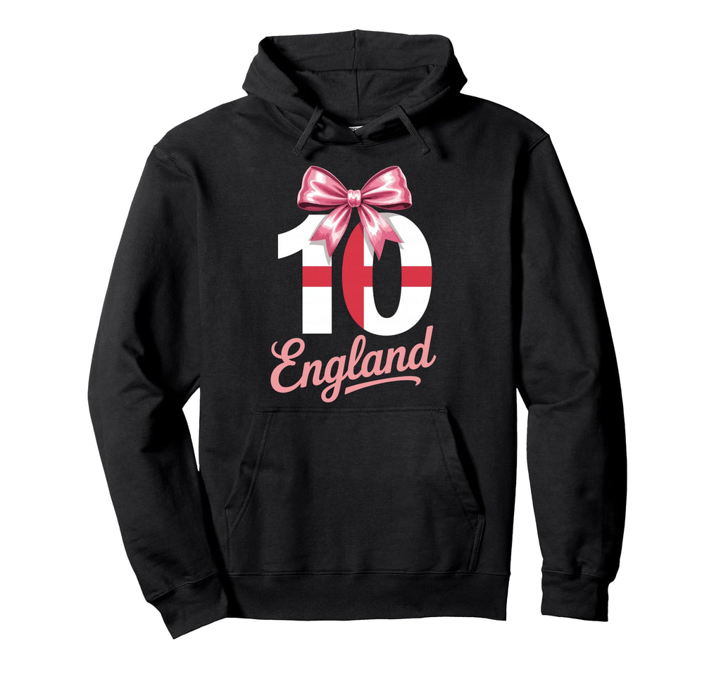 10 England Birthday Number 10 Hoodie - Casual Everyday Wear for Adults - T-Shirt, Sweatshirt, Hoodie