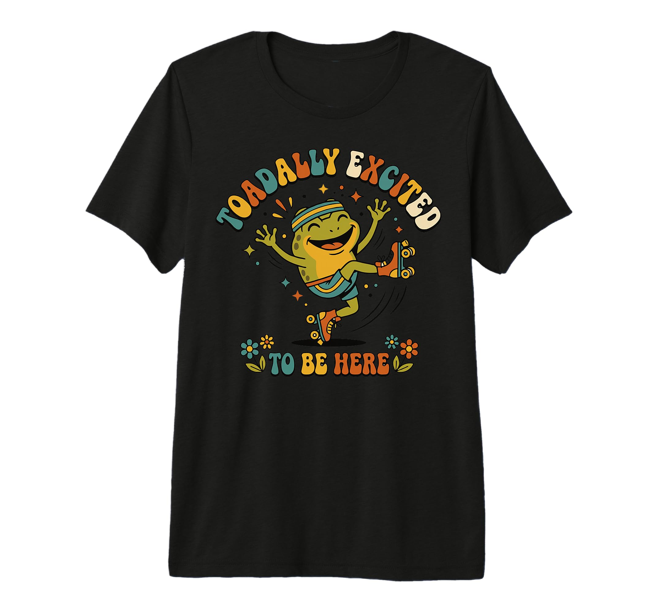 Toad Roller Skate Excited Toadally T-Shirt - Streetwear Style Unisex - T-Shirt, Sweatshirt, Hoodie