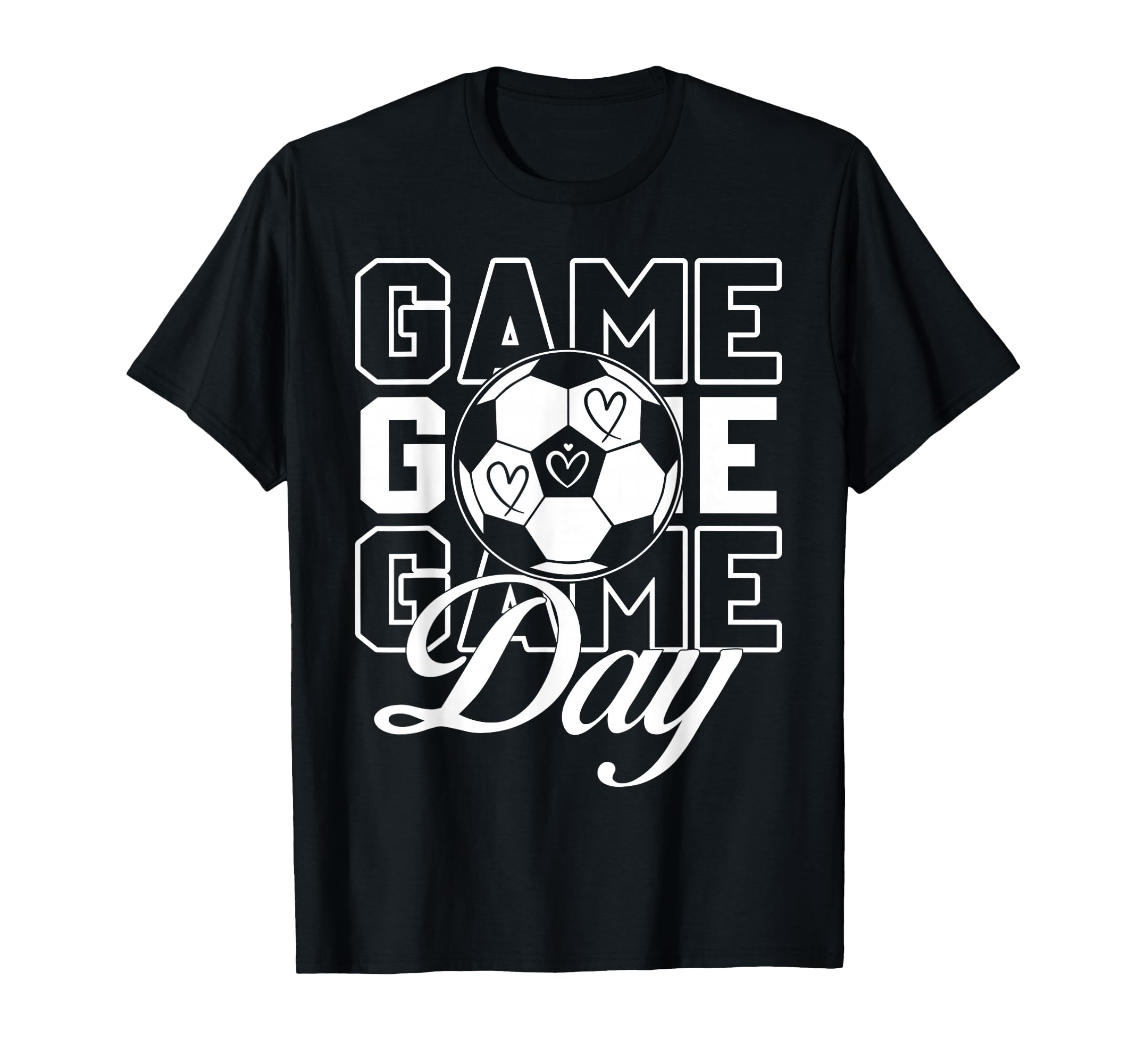 Game Day Soccer T-Shirt - Minimalist Print Men Women - T-Shirt, Sweatshirt, Hoodie