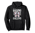 Busy Raising Ballers Baseball Mom Hoodie - Unique Graphic Men Women - T-Shirt, Sweatshirt, Hoodie