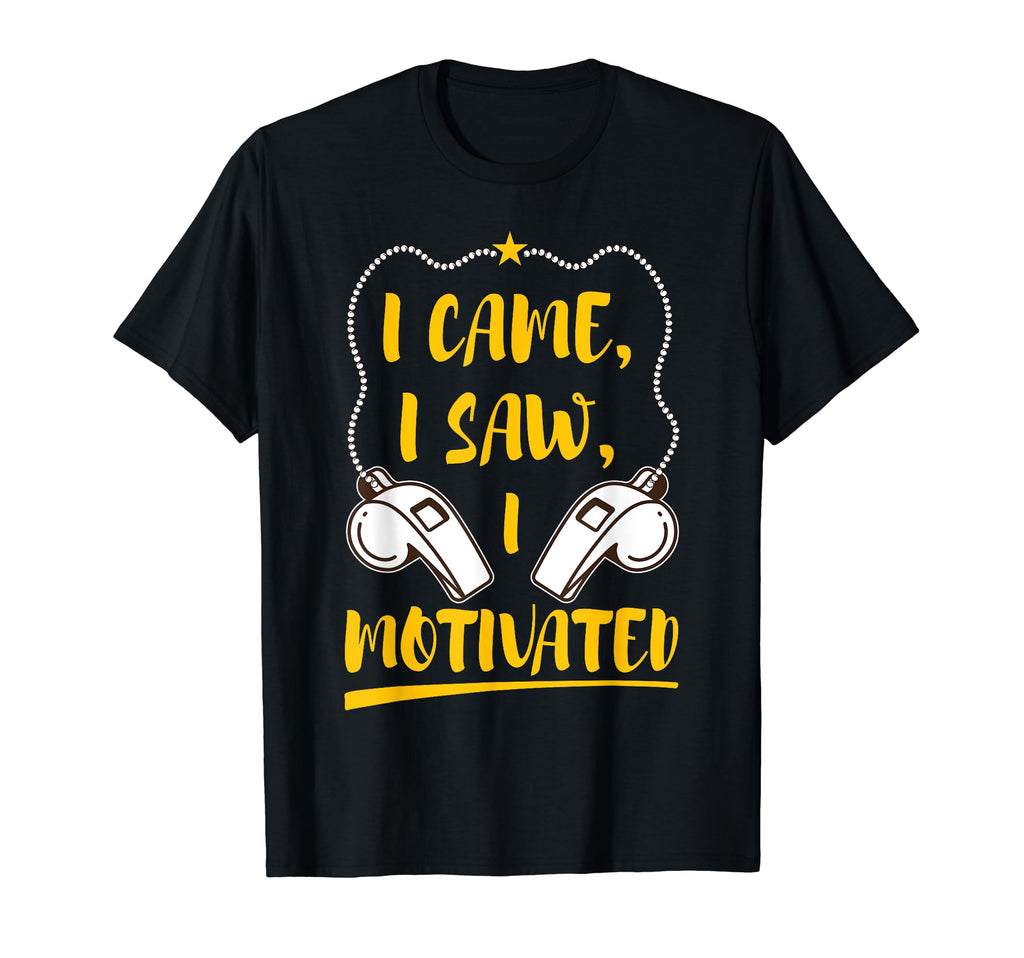 Funny I Came I Saw Veteran Soccer Coach T-Shirt - Unique Graphic Men Women - T-Shirt, Sweatshirt, Hoodie