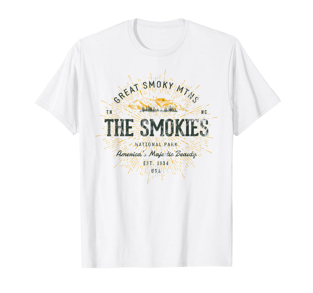 Great Smoky Mountains National Park T-Shirt - Fun Novelty Design Unisex - T-Shirt, Sweatshirt, Hoodie