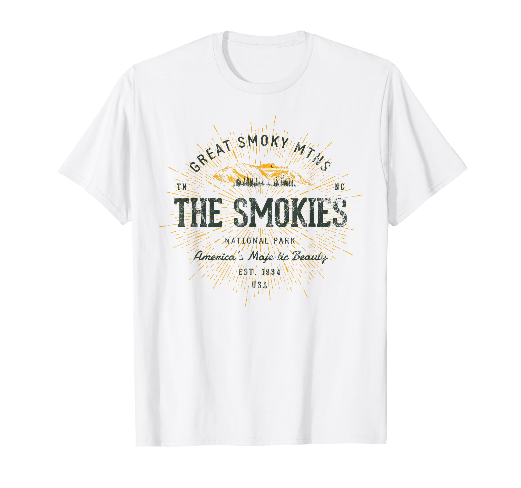 Great Smoky Mountains National Park T-Shirt - Fun Novelty Design Unisex - T-Shirt, Sweatshirt, Hoodie