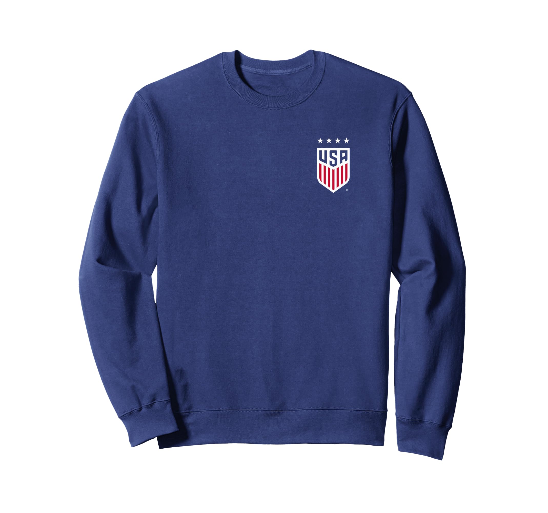 Usa Soccer Front Back Crest Navy Uswnt Sweatshirt - Trendy Graphic Unisex - T-Shirt, Sweatshirt, Hoodie