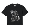 Golden Retriever Motorbike Love Footbal Hoodie - Custom Art Print Unisex - T-Shirt, Sweatshirt, Hoodie