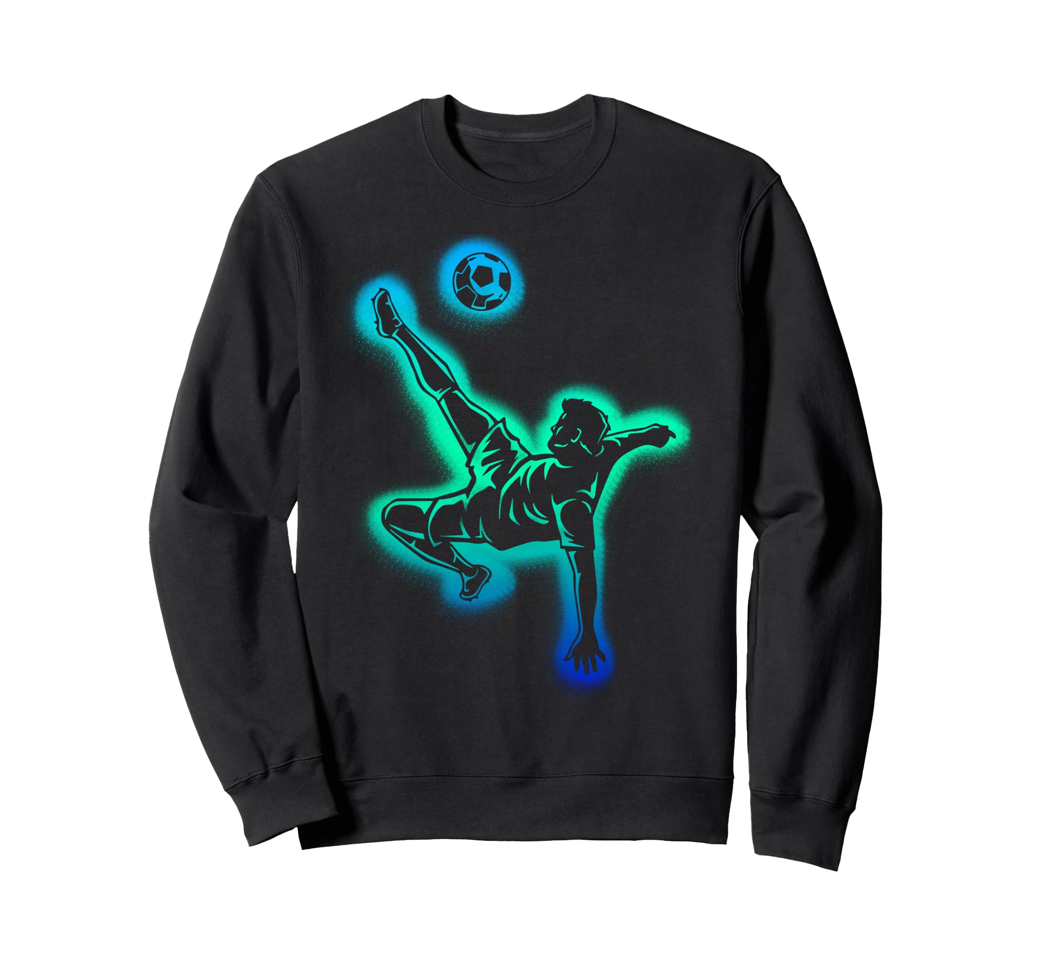 Colorful Soccer Bicycle Kick Sweatshirt - Casual Everyday Wear for Adults - T-Shirt, Sweatshirt, Hoodie