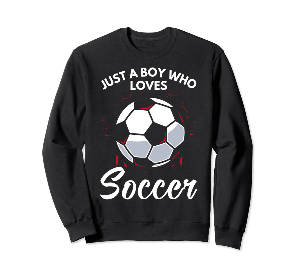 Just Who Loves Soccer Soccer Sweatshirt - Unique Graphic for Adults - T-Shirt, Sweatshirt, Hoodie