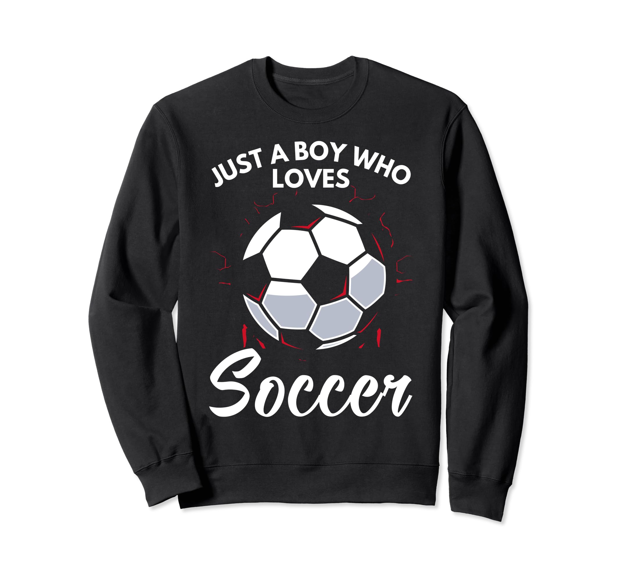 Just Who Loves Soccer Soccer Sweatshirt - Unique Graphic for Adults - T-Shirt, Sweatshirt, Hoodie