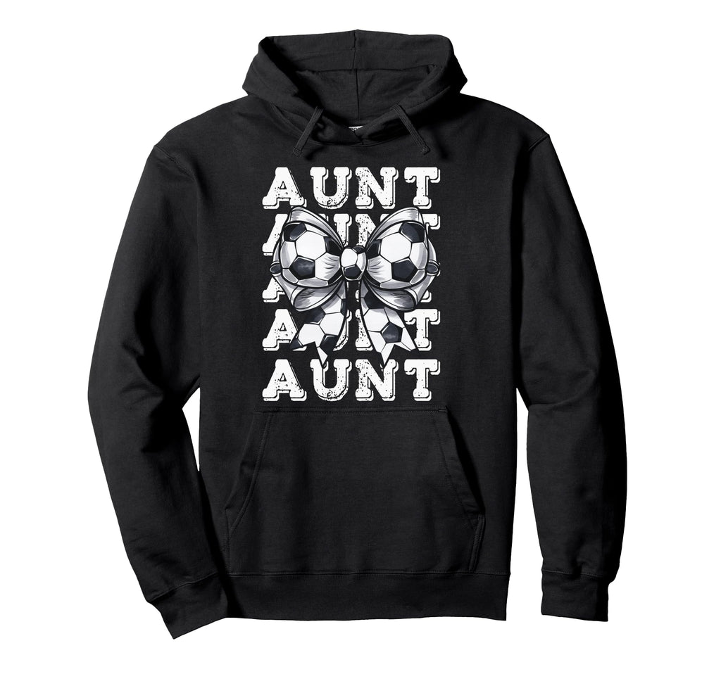 Coquette Soccer Aunt Matching Family Hoodie - Streetwear Style for Adults - T-Shirt, Sweatshirt, Hoodie