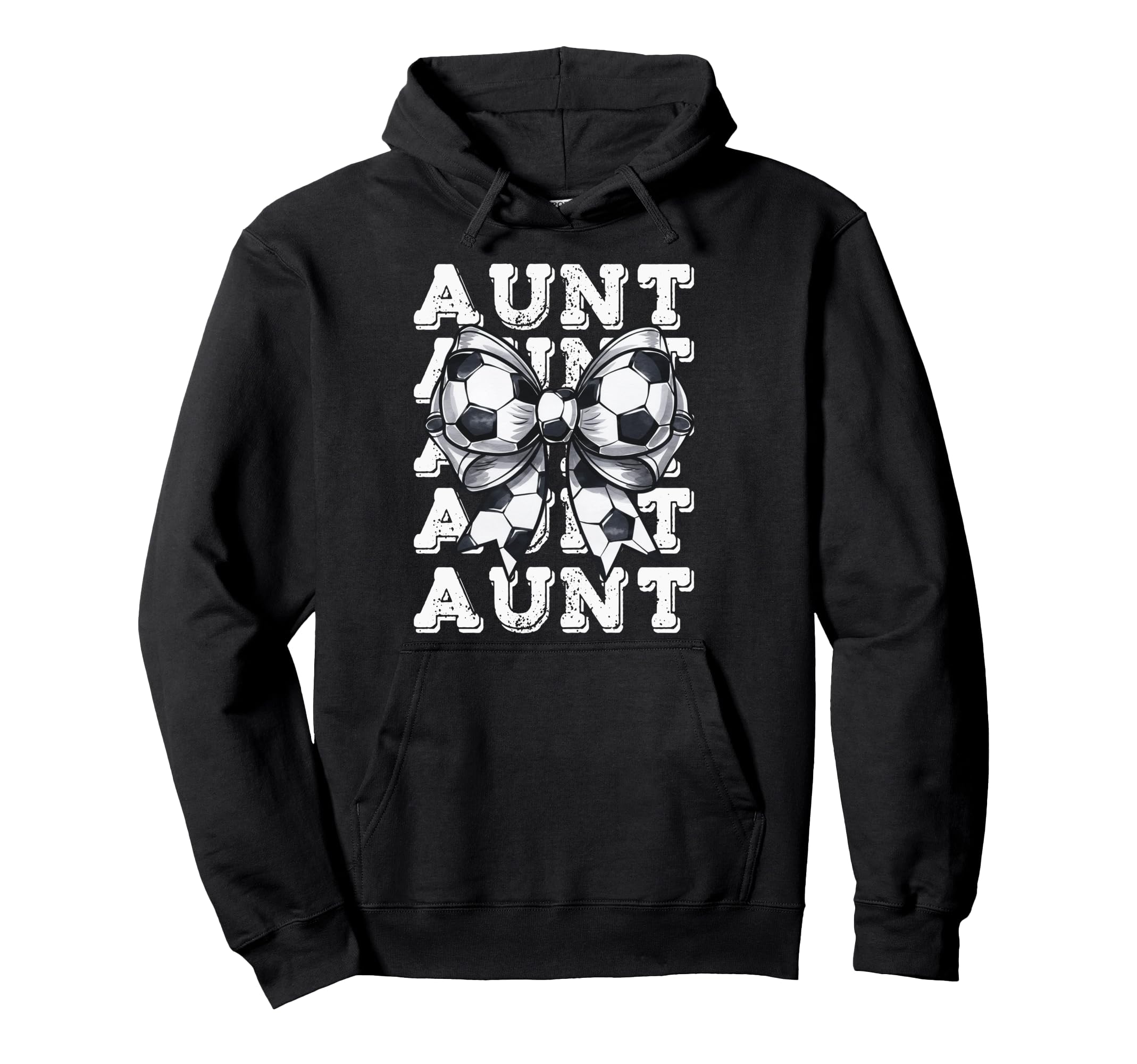 Coquette Soccer Aunt Matching Family Hoodie - Streetwear Style for Adults - T-Shirt, Sweatshirt, Hoodie