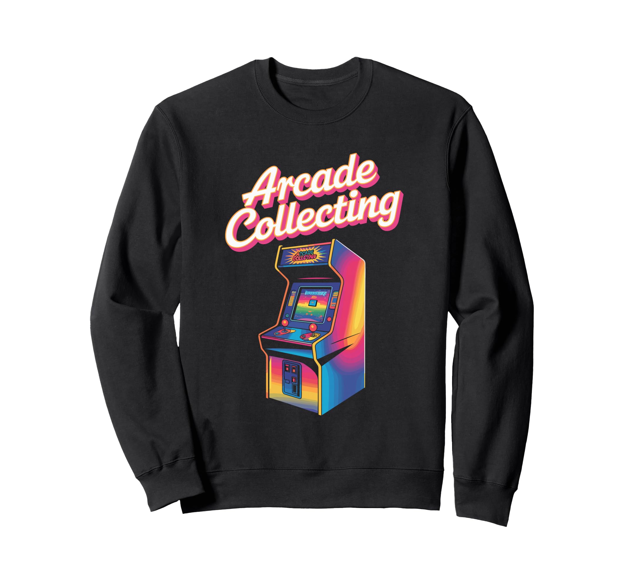 Arcade Collecting Cabinet Sweatshirt - Aesthetic Graphic for Adults - T-Shirt, Sweatshirt, Hoodie