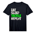 Eat Sleep Tackle Repeat Funny Football T-Shirt - Fun Novelty Design Unisex - T-Shirt, Sweatshirt, Hoodie
