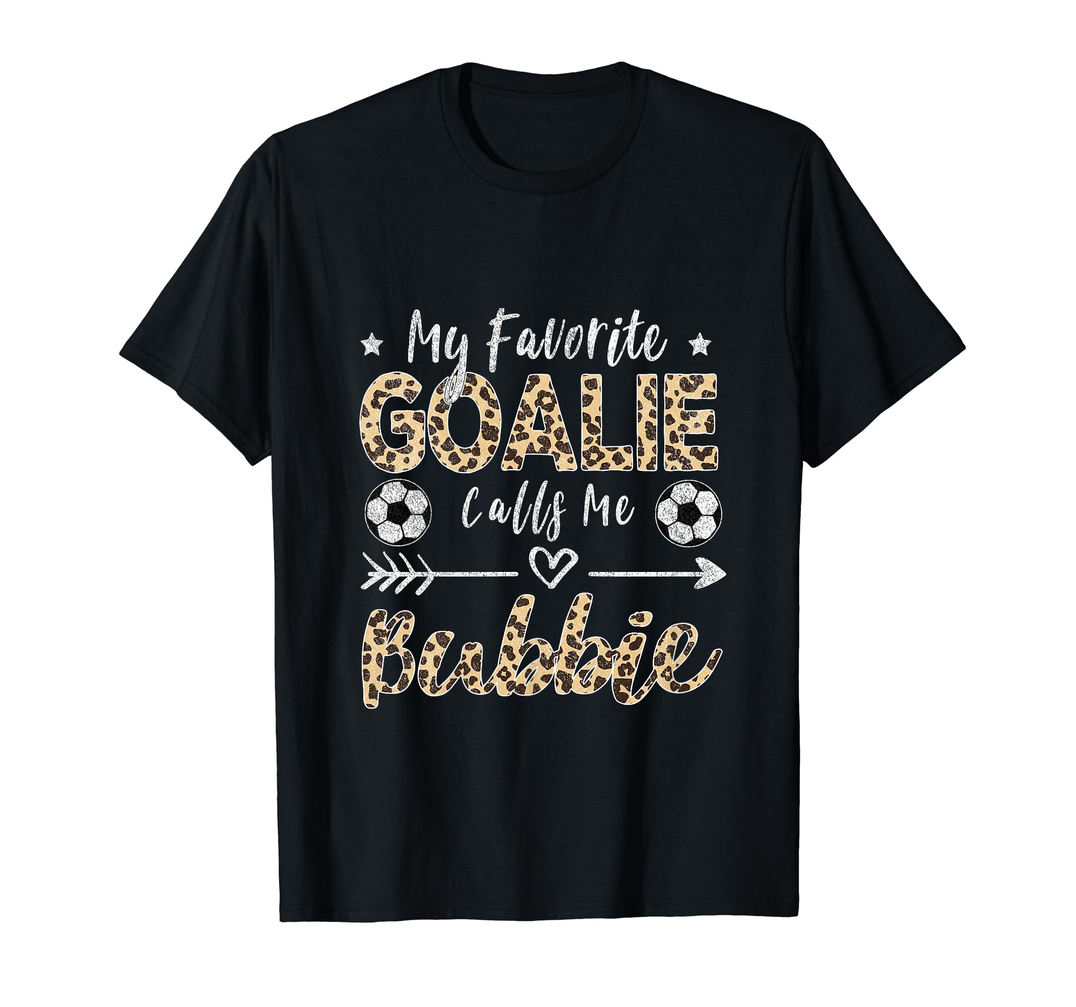 My Favorite Goalie Calls Me Bubbie T-Shirt - Minimalist Print for Adults - T-Shirt, Sweatshirt, Hoodie
