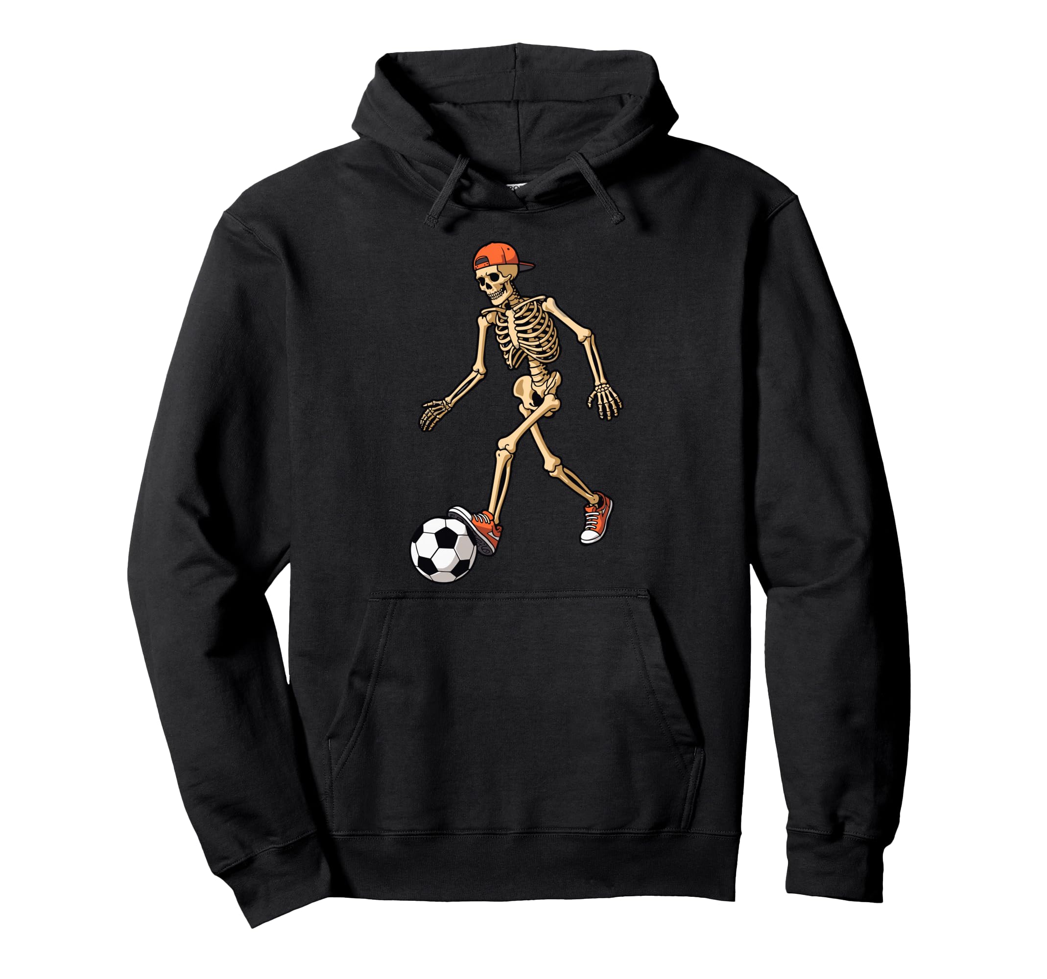 Funny Skeleton Soccer Balls Football Hoodie - Aesthetic Graphic for Adults - T-Shirt, Sweatshirt, Hoodie