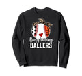 Busy Raising Ballers Sports Mom Sweatshirt - Fun Novelty Design Unisex - T-Shirt, Sweatshirt, Hoodie