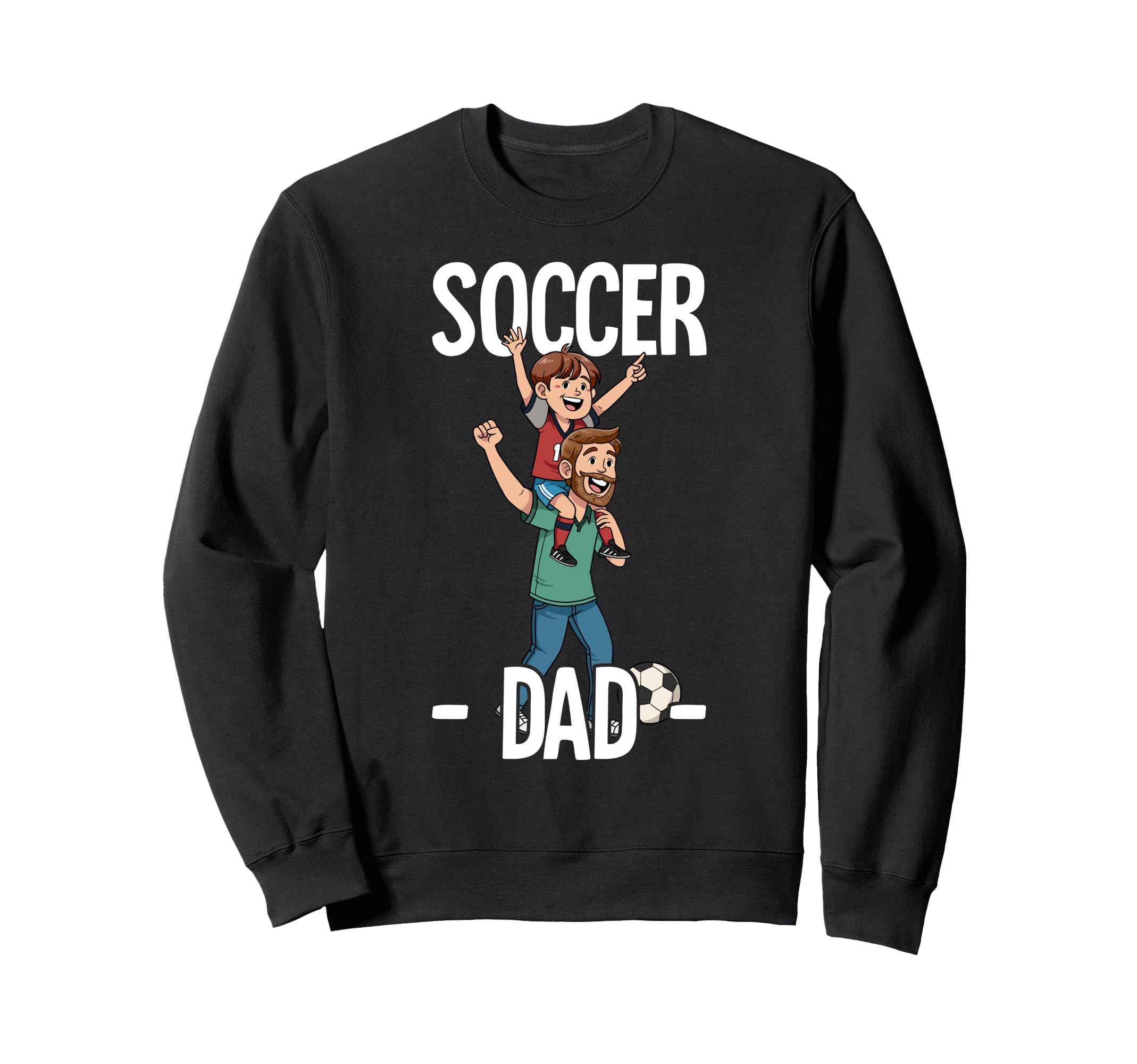 Soccer Dad Sweatshirt - Minimalist Print Unisex - T-Shirt, Sweatshirt, Hoodie