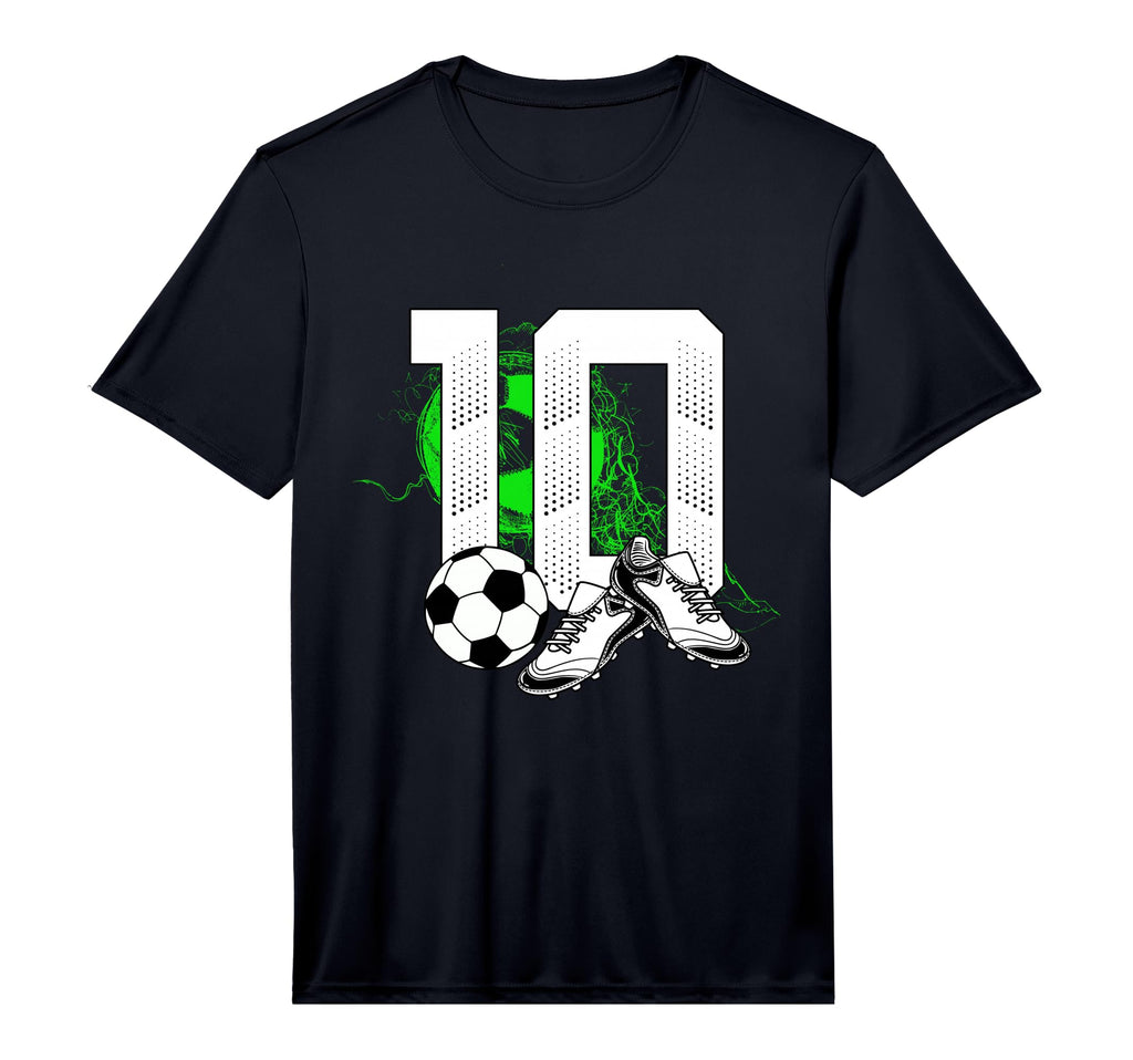 10Th Birthday Soccer Player T-Shirt - Casual Everyday Wear for Adults - T-Shirt, Sweatshirt, Hoodie