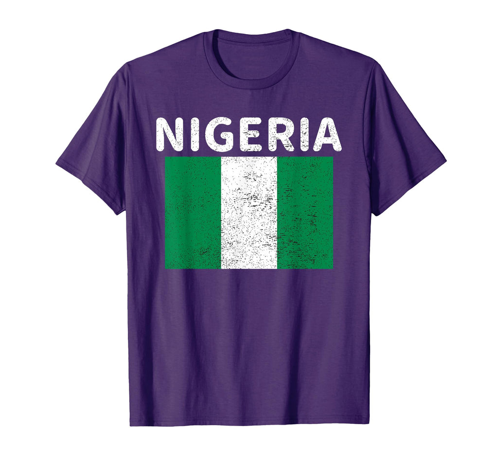 Distressed Nigeria Nigerian Flag Pride T-Shirt - Unique Graphic Unisex - T-Shirt, Sweatshirt, Hoodie