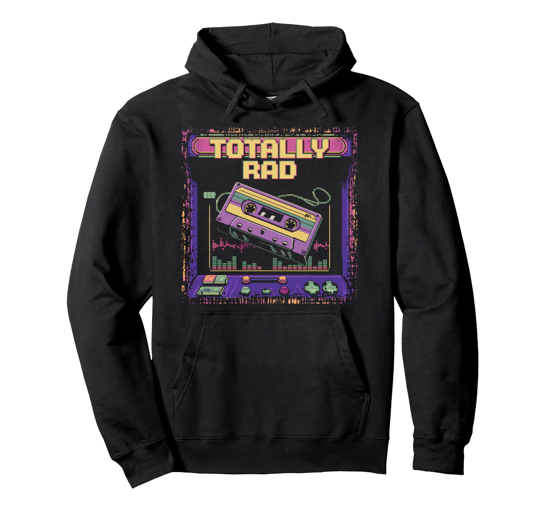 Cassette 80S 90S Party Mixtape Tape Hoodie - Minimalist Print Unisex - T-Shirt, Sweatshirt, Hoodie
