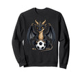 Funny Dragon Soccer Ball Sweatshirt - Aesthetic Graphic for Adults - T-Shirt, Sweatshirt, Hoodie