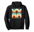 70S Wallpaper Flowers Floral Pattern Hoodie - Trendy Graphic Men Women - T-Shirt, Sweatshirt, Hoodie
