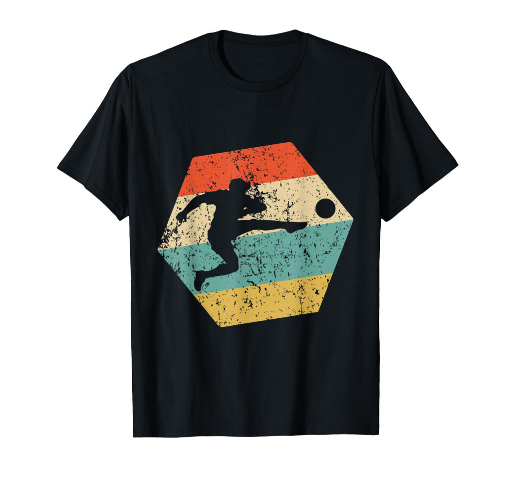 Soccer Distressed Hexagon Soccer T-Shirt - Fun Novelty Design for Adults - T-Shirt, Sweatshirt, Hoodie