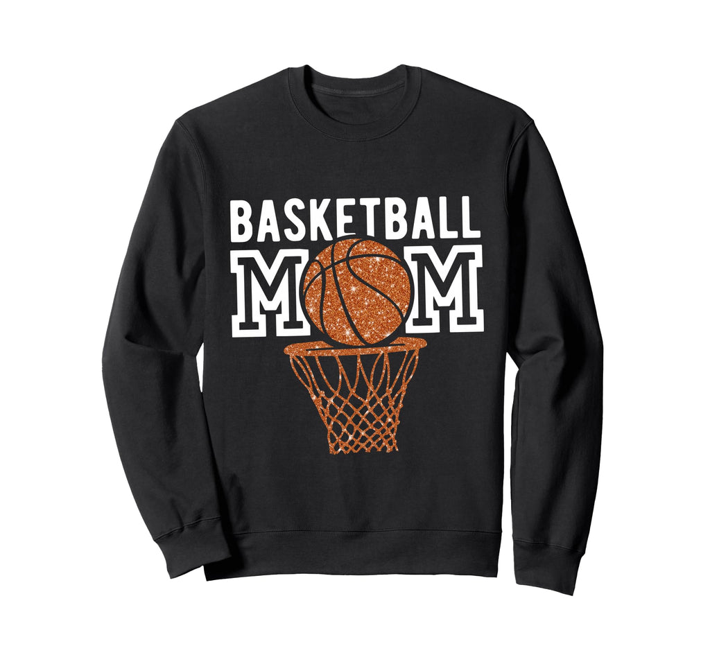 Basketball Mom Gift Sweatshirt - Custom Art Print for Adults - T-Shirt, Sweatshirt, Hoodie