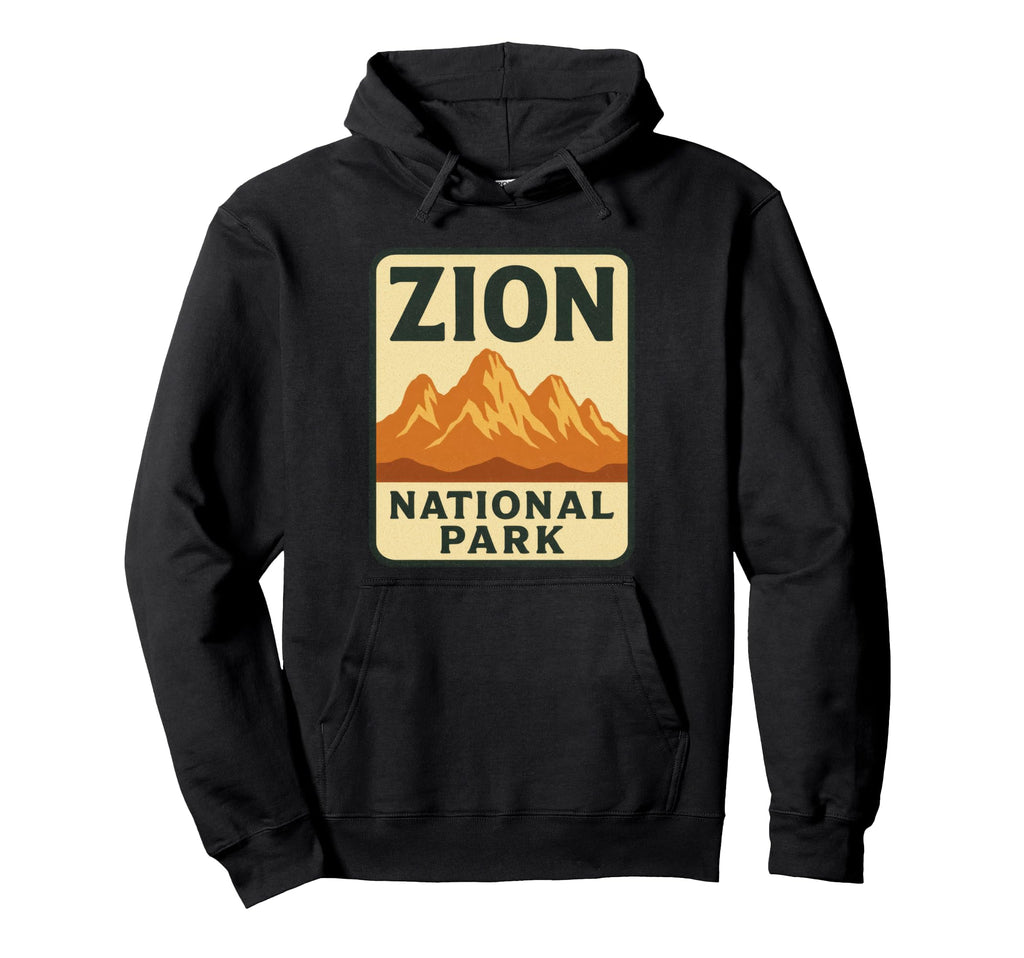 Zion National Park Utah Hiking Souvenir Hoodie - Graphic Print for Adults - T-Shirt, Sweatshirt, Hoodie
