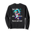 Just Who Loves Soccer And Cats Anime Sweatshirt - Unique Graphic Men Women - T-Shirt, Sweatshirt, Hoodie