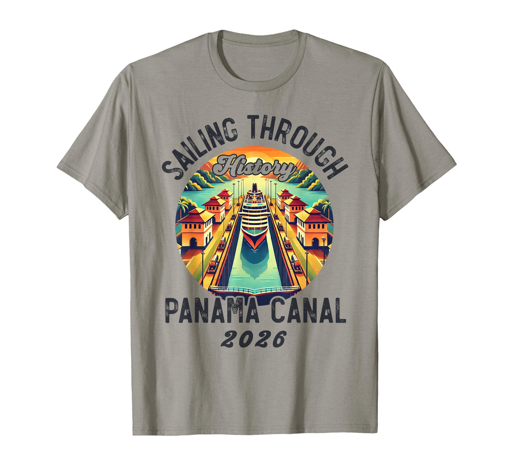 Panama Canal Panama Waterway Sailing T-Shirt - Minimalist Print Men Women - T-Shirt, Sweatshirt, Hoodie