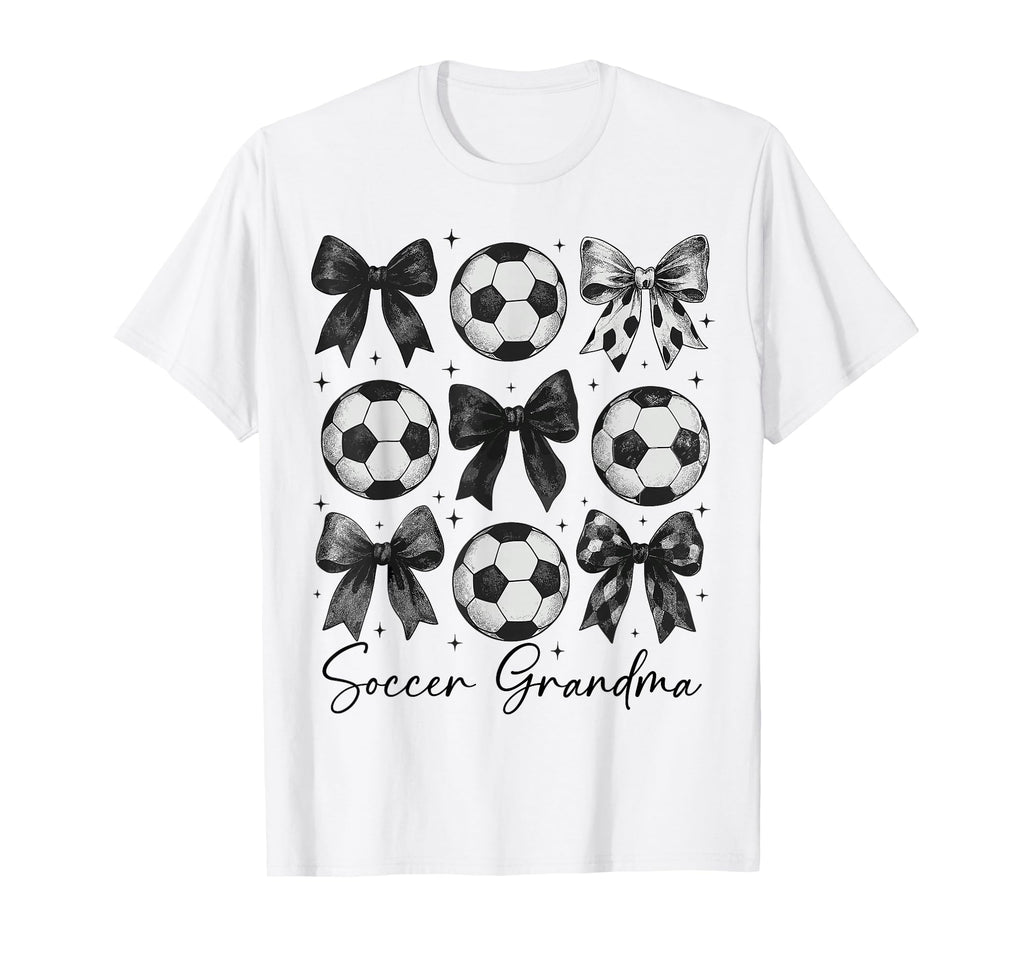 Soccer Grandma Funny Coquette Bow T-Shirt - Streetwear Style for Adults - T-Shirt, Sweatshirt, Hoodie