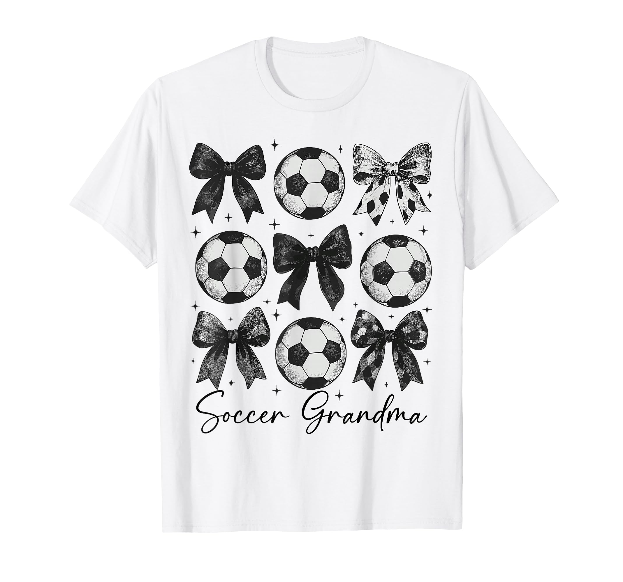 Soccer Grandma Funny Coquette Bow T-Shirt - Streetwear Style for Adults - T-Shirt, Sweatshirt, Hoodie