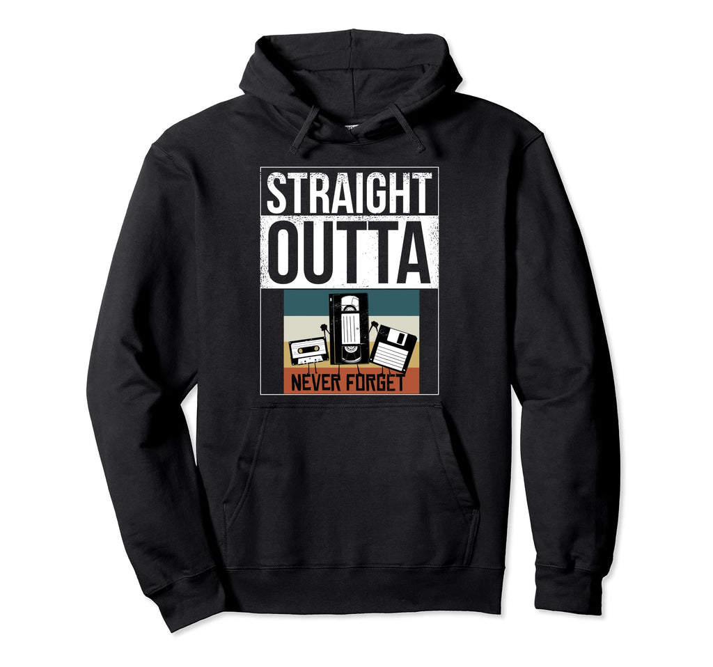 Cassette Floppy Disk Vhs Tape 60 Never Hoodie - Fun Novelty Design Unisex - T-Shirt, Sweatshirt, Hoodie
