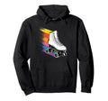 Roller Skate Shoes Rainbow Roller Skating Hoodie - Novelty Apparel Unisex - T-Shirt, Sweatshirt, Hoodie