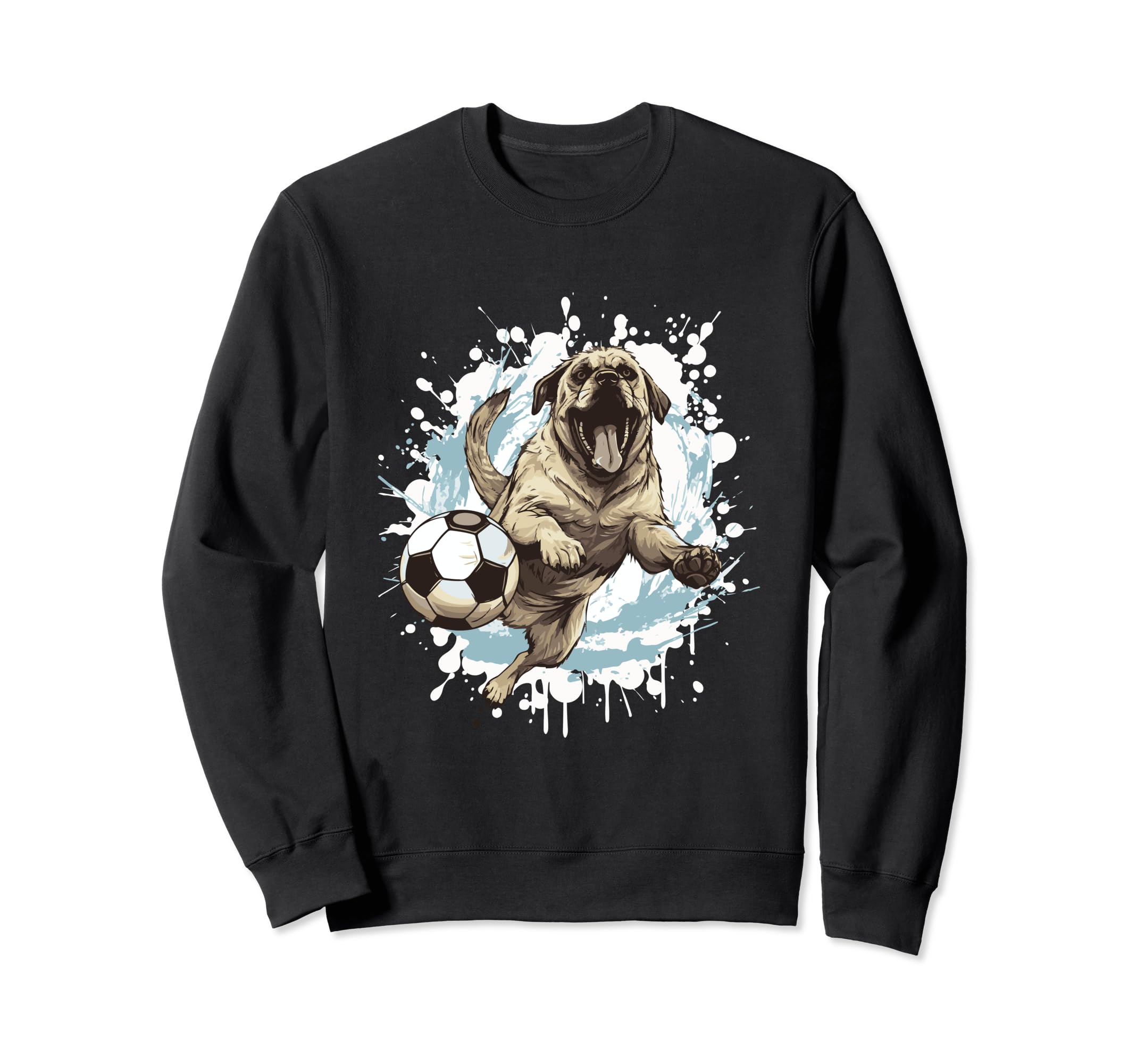 Kangal Dog Playing Soccer Funny Animal Sweatshirt - Graphic Print Men Women - T-Shirt, Sweatshirt, Hoodie