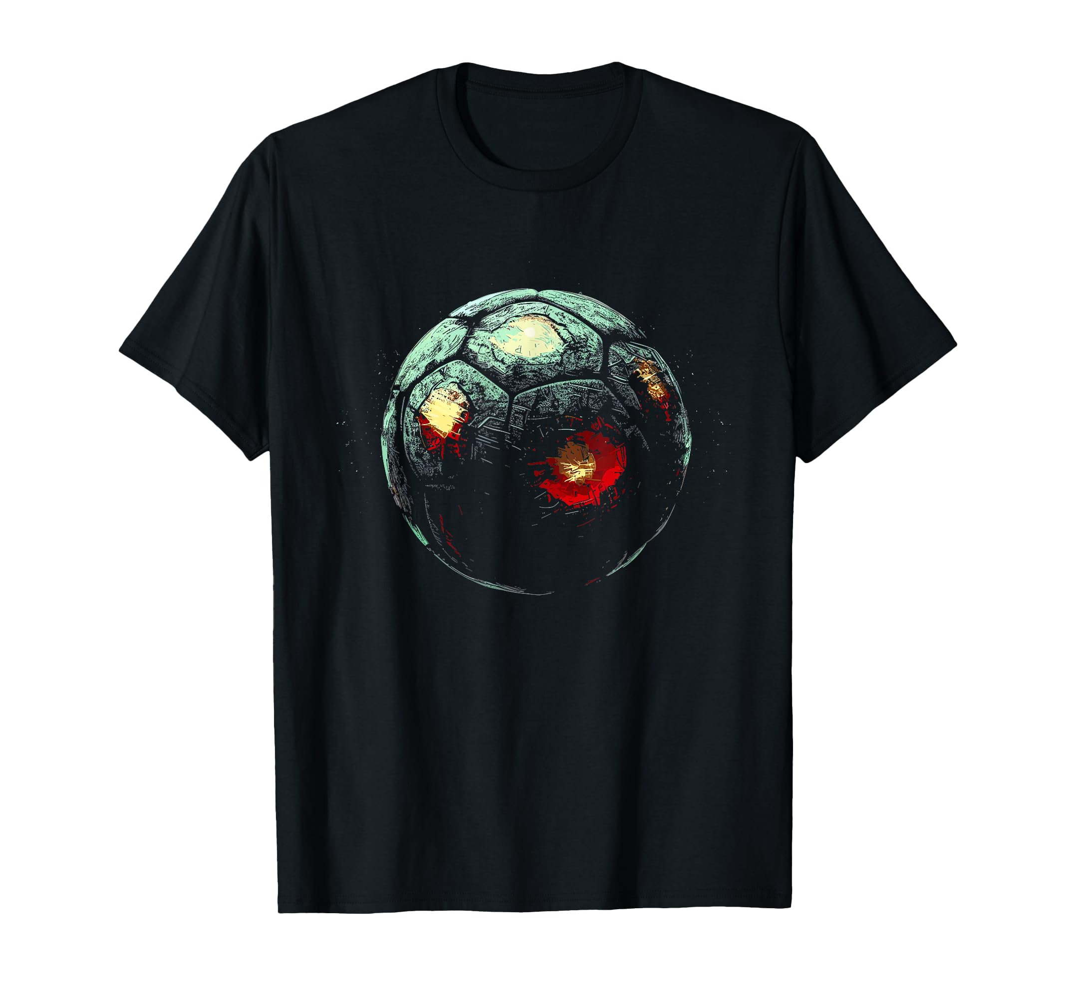 Heated Soccer Ball Flying Soccer T-Shirt - Casual Everyday Wear for Adults - T-Shirt, Sweatshirt, Hoodie