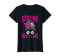 Soccer Player Funny Soccer Hair Dont Care T-Shirt - Minimalist Print Unisex - T-Shirt, Sweatshirt, Hoodie