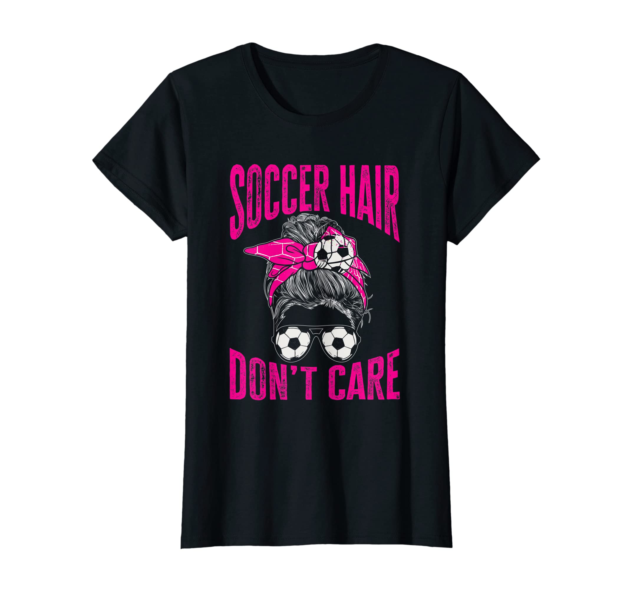 Soccer Player Funny Soccer Hair Dont Care T-Shirt - Minimalist Print Unisex - T-Shirt, Sweatshirt, Hoodie