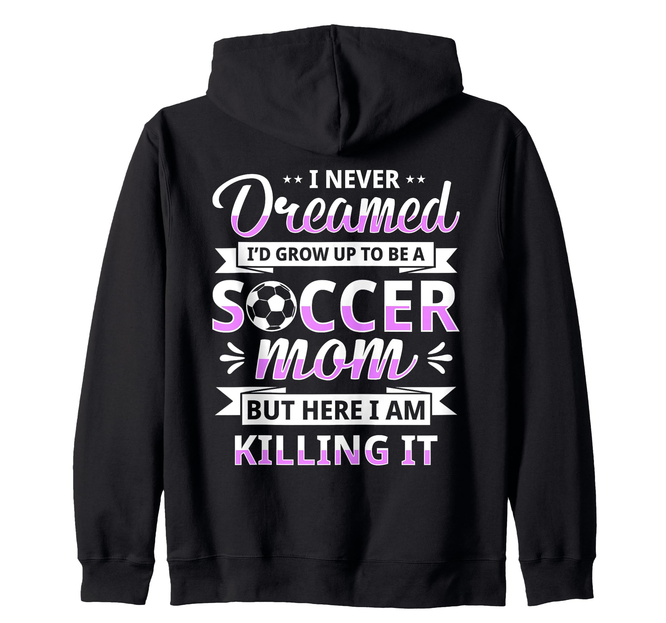 Soccer Mom Gifts Soccer Fan Mommy Hoodie - Minimalist Print Men Women - T-Shirt, Sweatshirt, Hoodie