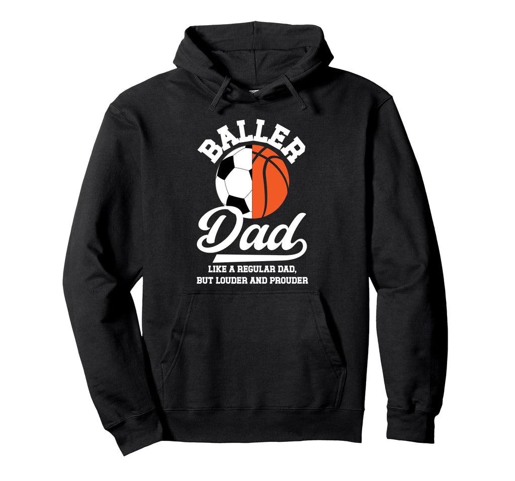 Baller Dad Definition Basketball Hoodie - Aesthetic Graphic Men Women - T-Shirt, Sweatshirt, Hoodie