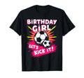 Birthday Lets Kick It Bday Soccer T-Shirt - Custom Art Print Men Women - T-Shirt, Sweatshirt, Hoodie