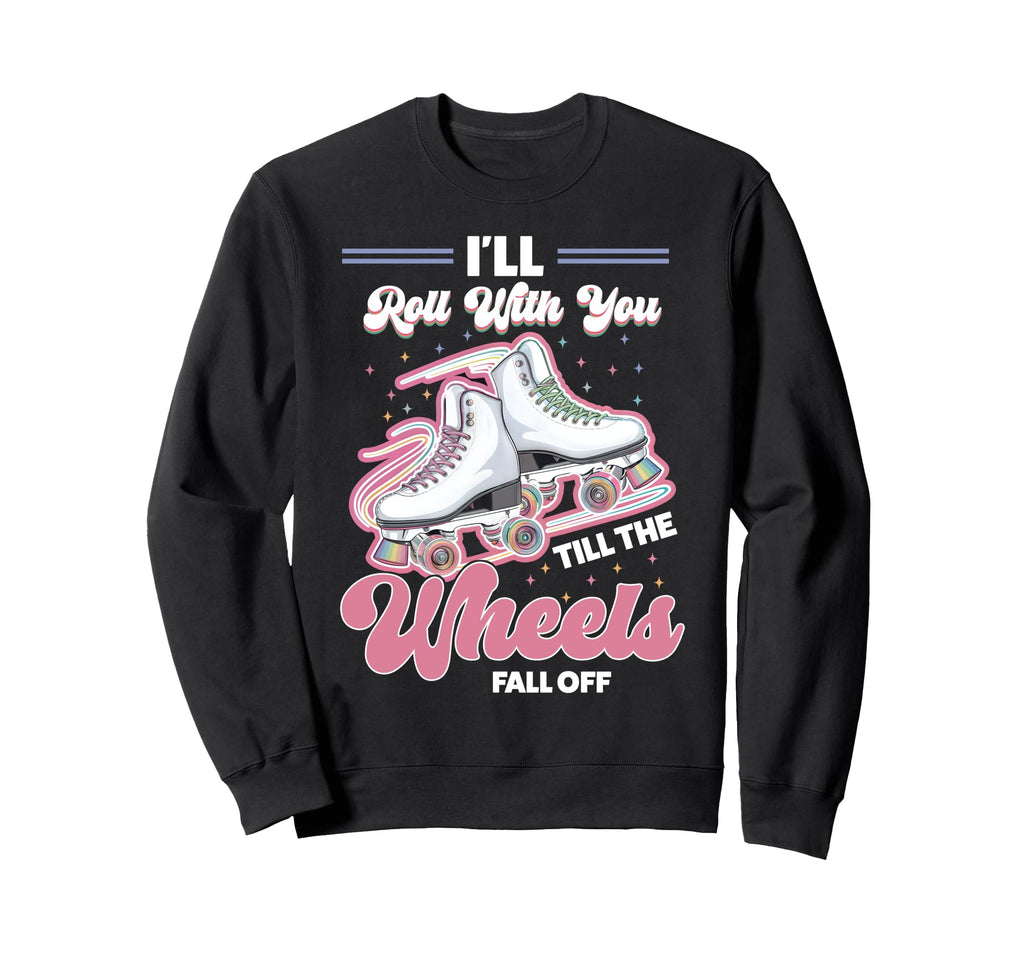 Roller Skating Skate 1970S Ill Sweatshirt - Casual Everyday Wear Men Women - T-Shirt, Sweatshirt, Hoodie