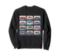 Cassette Tapes Collection 80S 90S Sweatshirt - Graphic Print for Adults - T-Shirt, Sweatshirt, Hoodie