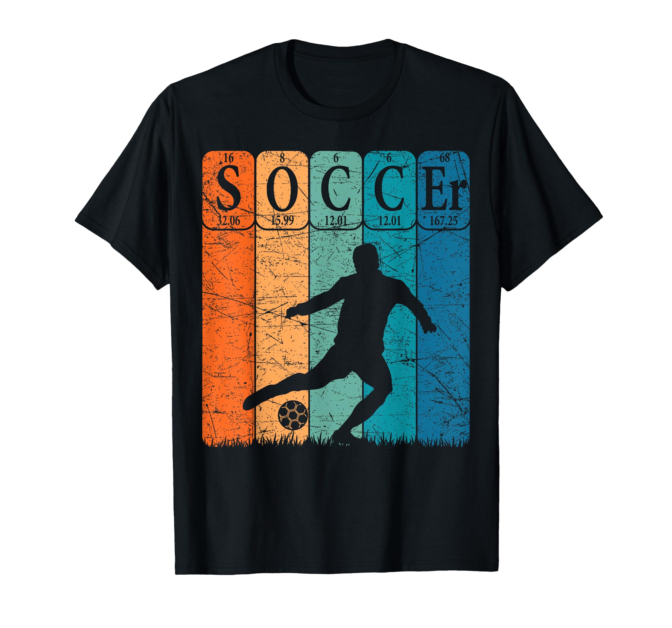 Soccer Periodic Table Elements Soccer T-Shirt - Streetwear Style Men Women - T-Shirt, Sweatshirt, Hoodie
