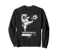 Kawaii Pug Soccer Skills Loading Dog Sweatshirt - Aesthetic Graphic Unisex - T-Shirt, Sweatshirt, Hoodie