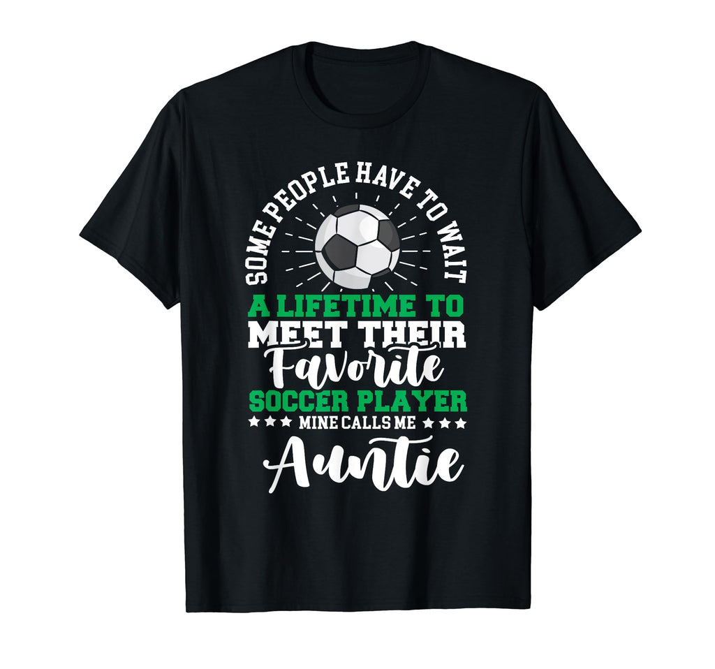 Soccer Player Aunt Mothers Day Soccer T-Shirt - Trendy Graphic for Adults - T-Shirt, Sweatshirt, Hoodie