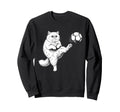 Persian Cat Playing Soccer Funny Sweatshirt - Fun Novelty Design Men Women - T-Shirt, Sweatshirt, Hoodie